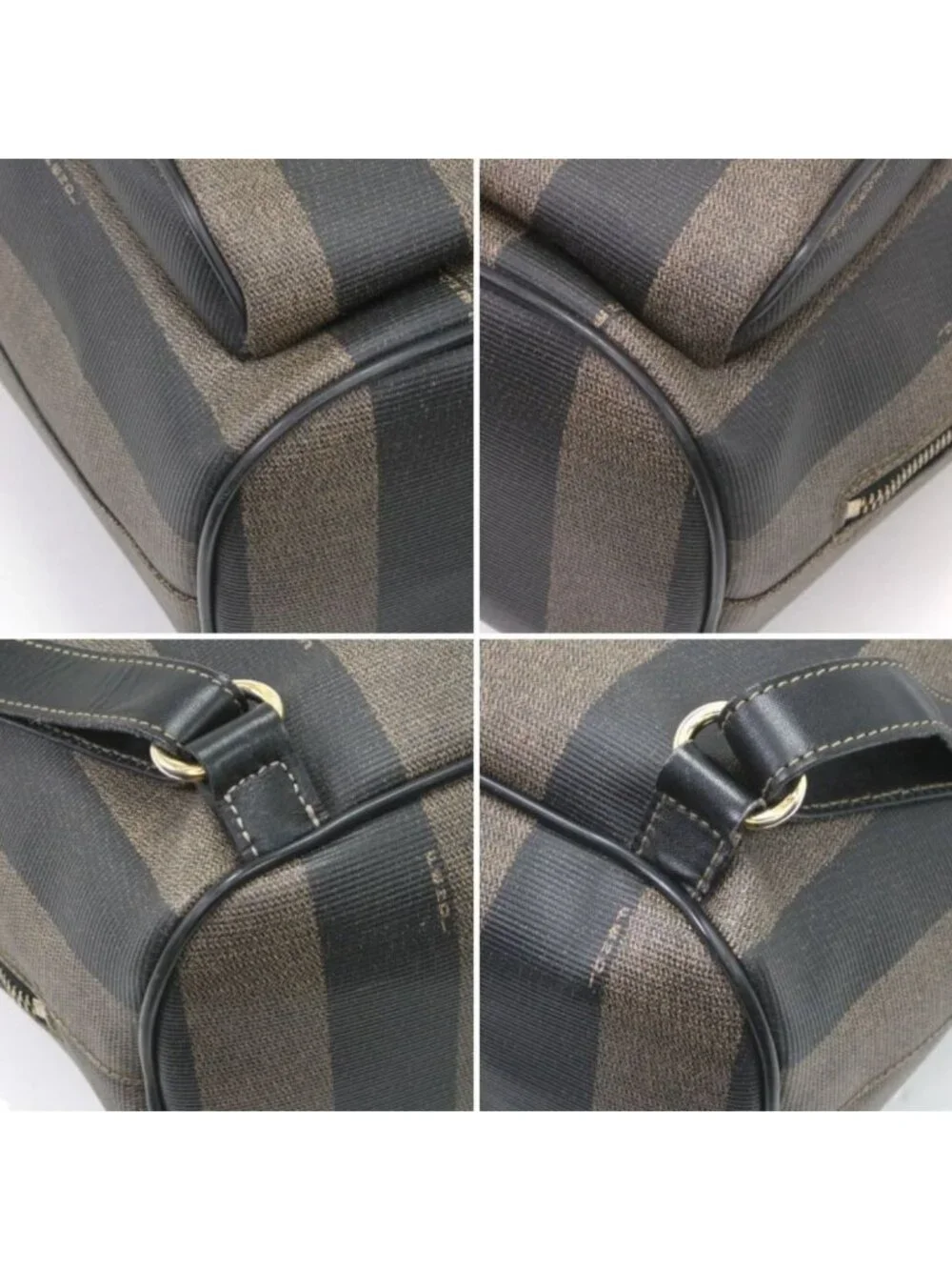 Fendi Mini Backpack Pecan Pattern Brown